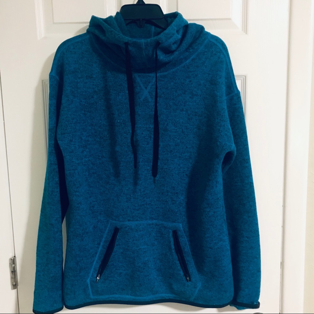 CHAMPION C9 Funnel Neck Sweater Knit Fleece Hoodie